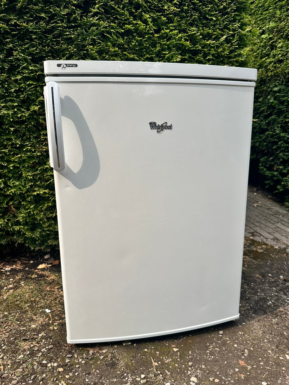 Whirlpool tafelmodel koelkast met vriesvak, Witgoed en Apparatuur, Gebruikt, Ophalen, 85 tot 120 cm, Vrijstaand