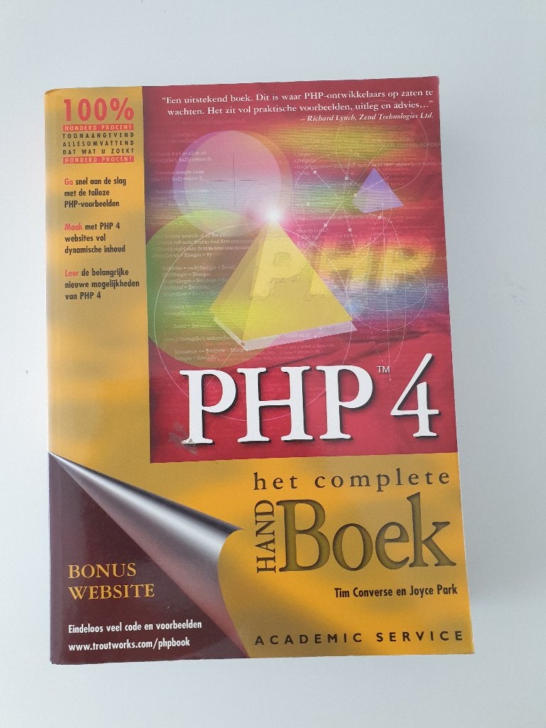 PHP 4 handboek, Ophalen of Verzenden, Zo goed als nieuw