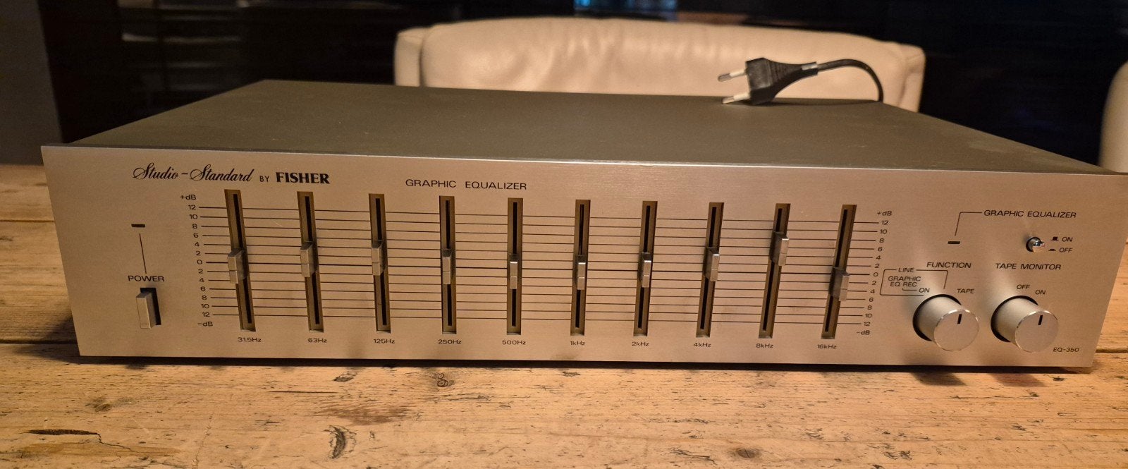 Fisher EQ-350 Grafische Equalizer - Vintage Audio, Ophalen, Gebruikt, Overige merken