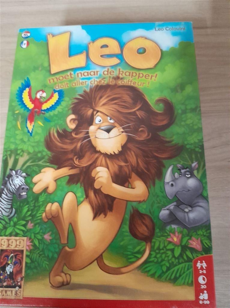 Leo moet naar de kapper - 999 games - s1463, Verzenden, Zo goed als nieuw