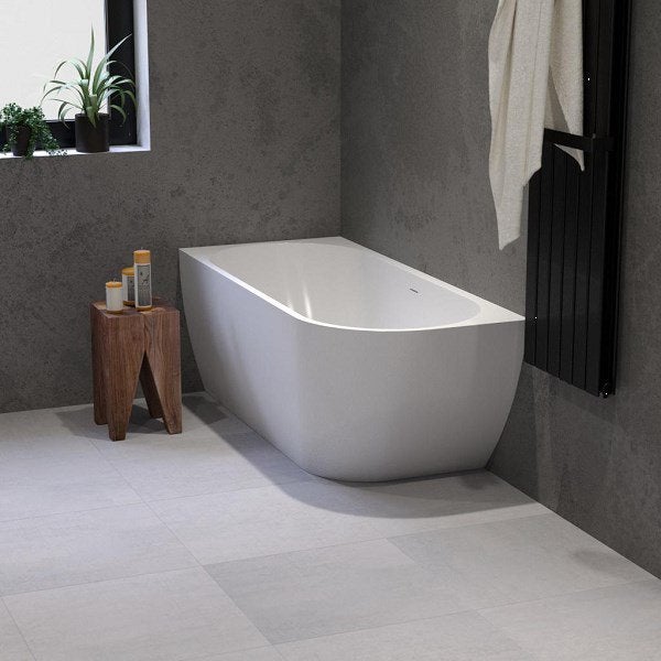 Alesso Corner bad hoekbad 160x70x60cm links glans wit, Ophalen of Verzenden, Zo goed als nieuw