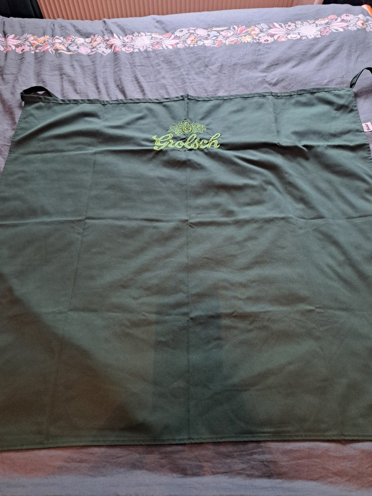 Grolsch sloof nieuw donker groen, Ophalen of Verzenden, Nieuw, Groen, Schort