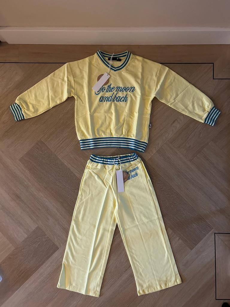 *NIEUW!* Set broek + trui van Mini Rodini maat 116 / 122, Meisje, Nieuw, Ophalen of Verzenden, Setje