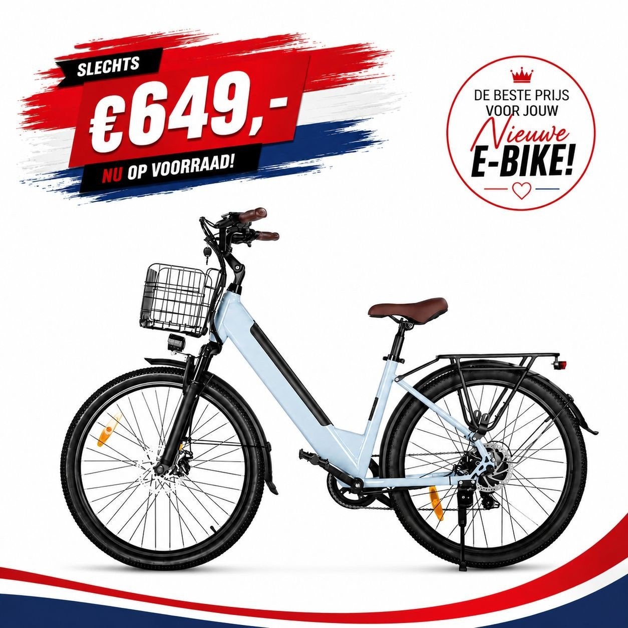 EB13 Dames E-bike weer op voorraad!, Overige merken, Nieuw, Ophalen of Verzenden, 51 tot 55 cm