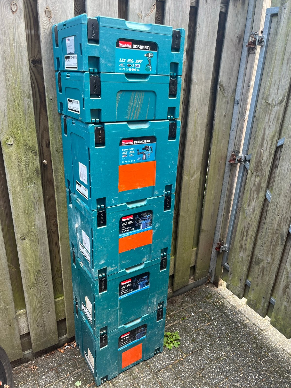 Makita M-Box 6 stuks, Ophalen, Gebruikt