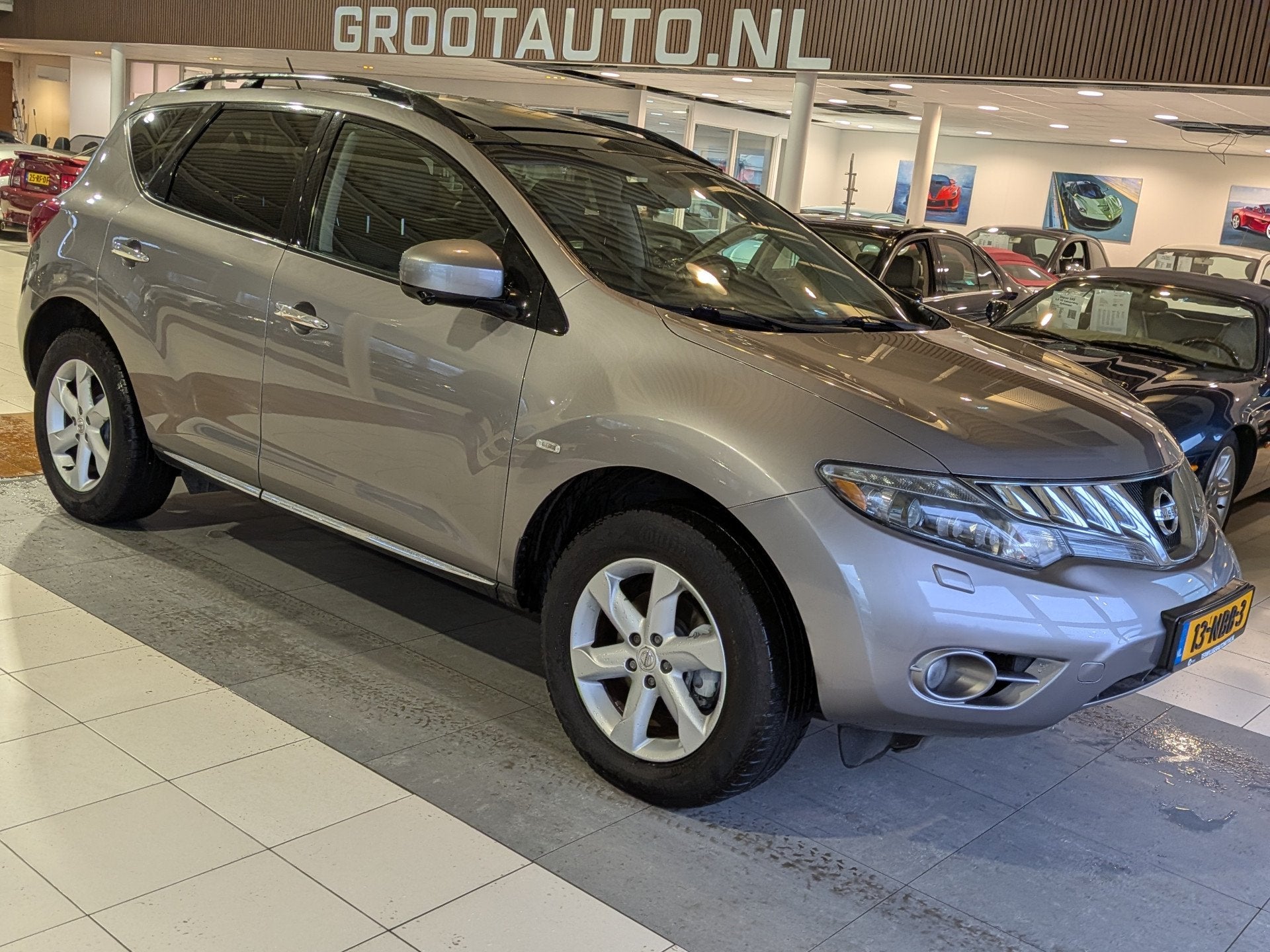 Nissan Murano 3.5 V6 Automaat Panoramadak, Airco, Cruise con, Auto's, Automaat, Gebruikt, Zwart, Murano