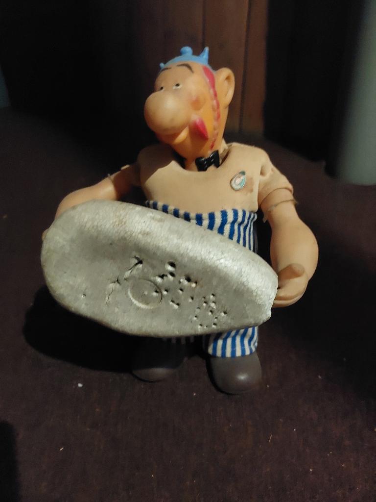 Vintage Obelix opwindspeelgoed met menhir, Ophalen of Verzenden, Gebruikt