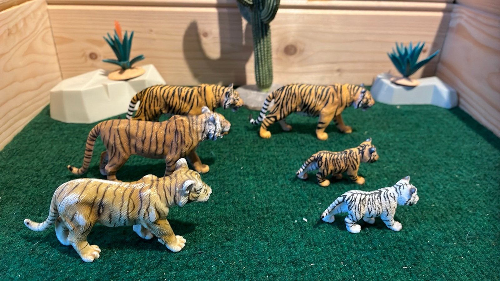 Schleich tijgers, Ophalen of Verzenden, Zo goed als nieuw, Paard, Beeldje of Figuurtje