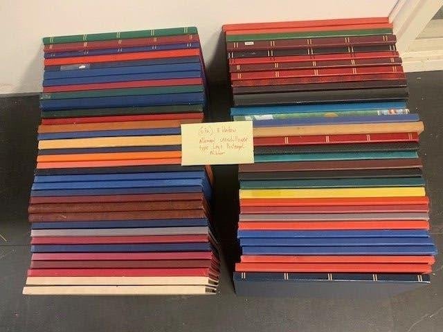 (67x) verschillende lege postzegel album, Ophalen, Verzamelalbum
