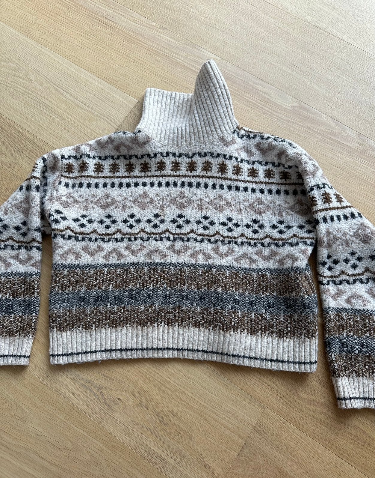 Itou bruin trui M, Ophalen of Verzenden, Gedragen, Maat 38/40 (M), Beige