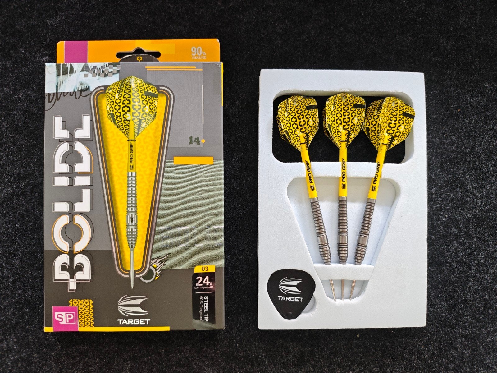Target Bolide 03 Swiss Point Darts 24g, Ophalen of Verzenden, Zo goed als nieuw, Pijlen