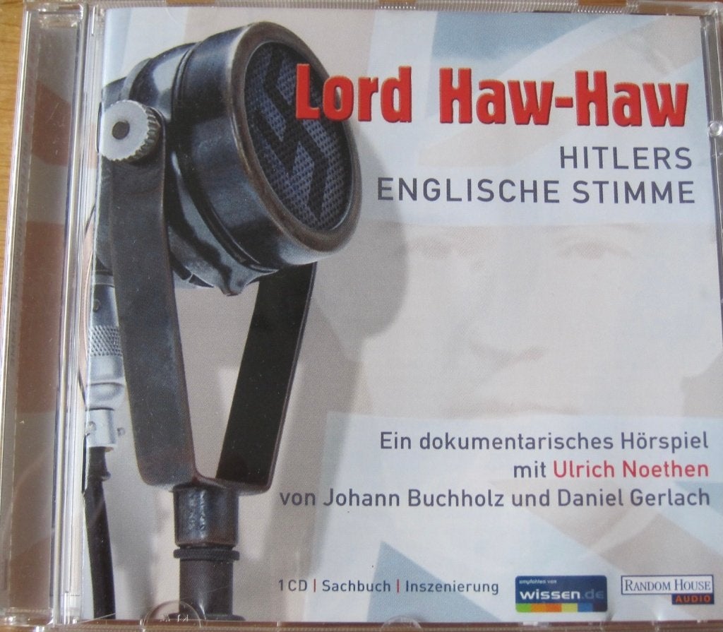Lord Haw-Haw - Hitlers Engelse stem - een hoorspel op CD, Ophalen of Verzenden, Zo goed als nieuw