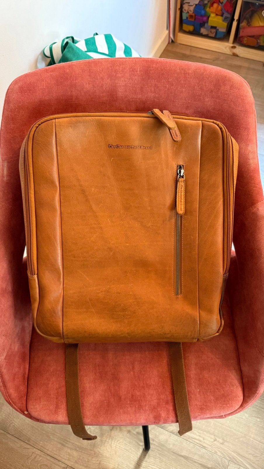 The Chesterfield ‘Quincy’, Bruin, Ophalen of Verzenden, Zo goed als nieuw, Tabletvak