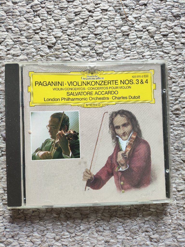 Paganini Vionlinkonzerte Salvatore Accardo, Ophalen of Verzenden, Classicisme, Zo goed als nieuw, Kamermuziek