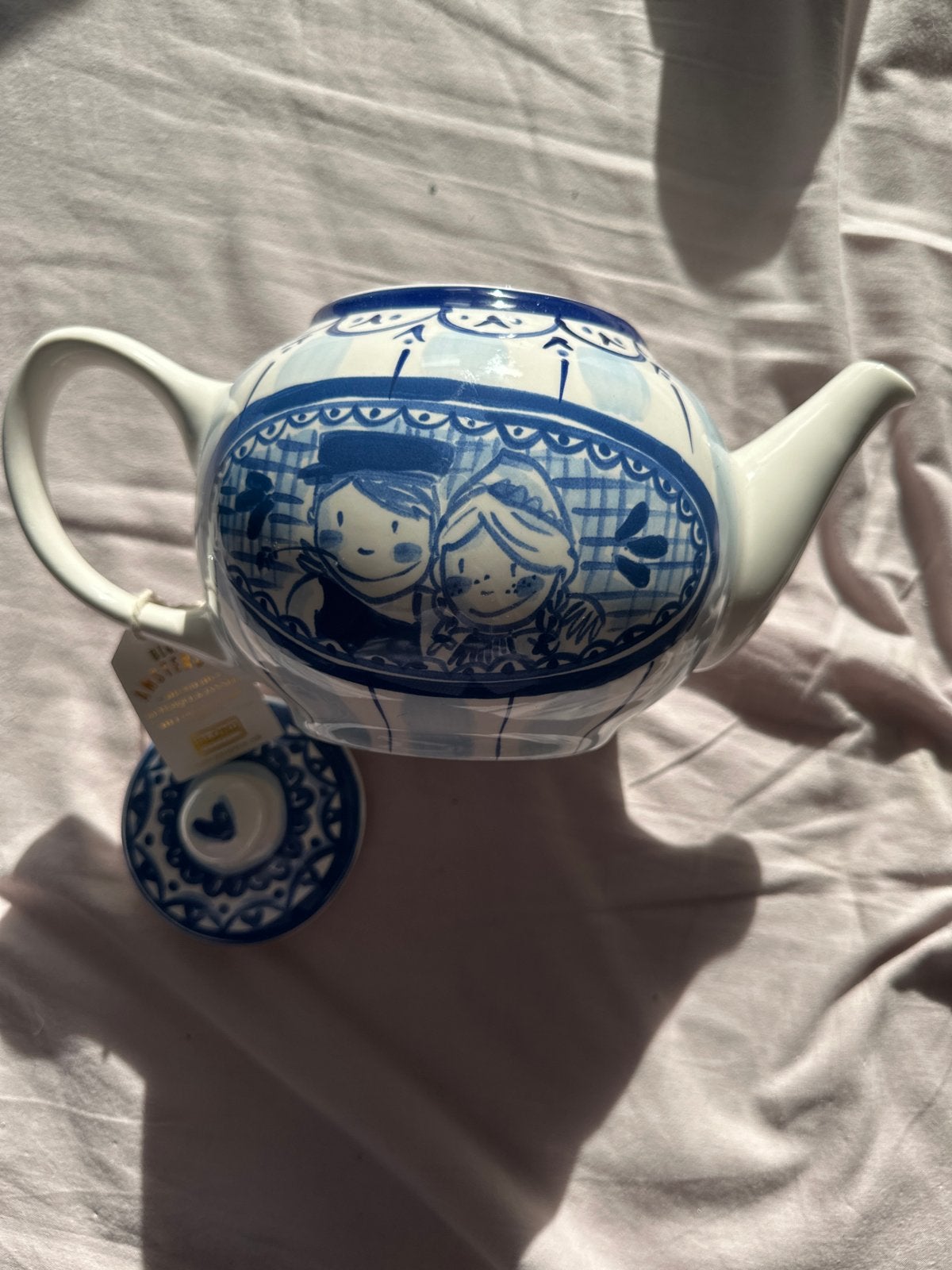 Blond Amsterdam Delfts Blond Theepot 1.5L, Huis en Inrichting, Ophalen, Nieuw, Delftsblauw, Theepot