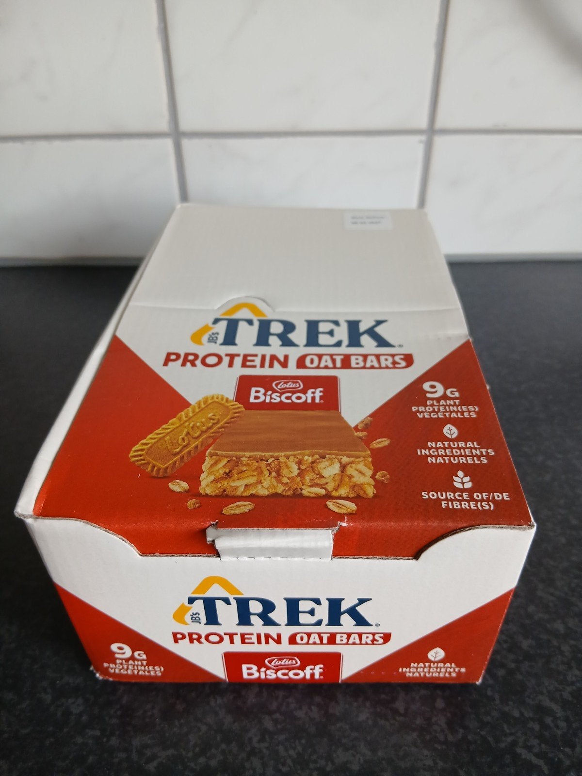 Biscoff trek proteïne repen 16 stuks, Ophalen of Verzenden