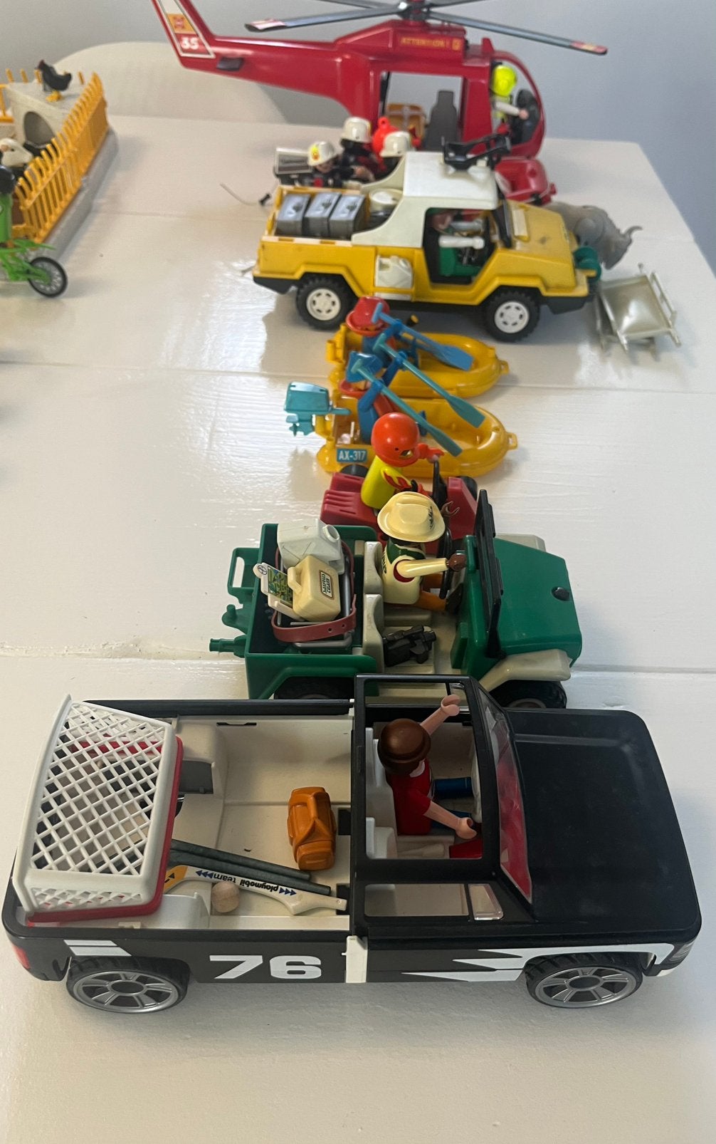 Playmobil oa voertuigen poppetjes helikopter postnl  boot, Complete set, Overige typen, Ophalen of Verzenden, Zo goed als nieuw