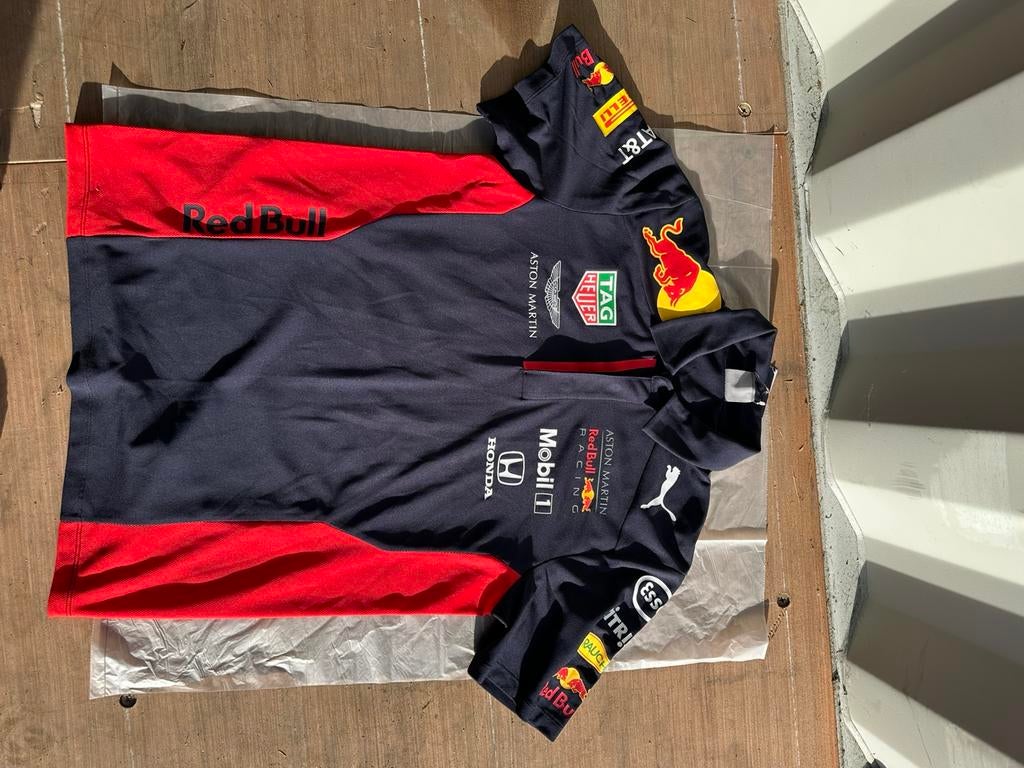 Polo redbull F1, Ophalen of Verzenden, Zo goed als nieuw, Blauw