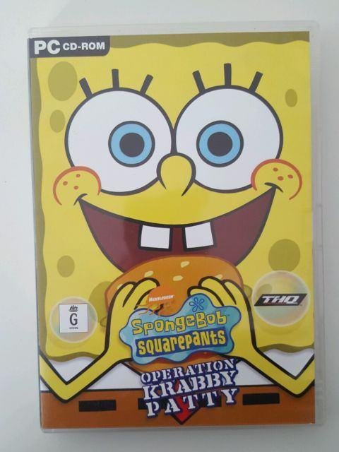 PC CD ROM SpongeBob operation Krabby Patty, Avontuur en Actie, 1 speler, Eén computer, Ophalen of Verzenden