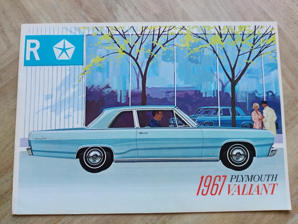 1967 Plymouth Valiant Belgische folder, Ophalen of Verzenden, Zo goed als nieuw, Overige merken
