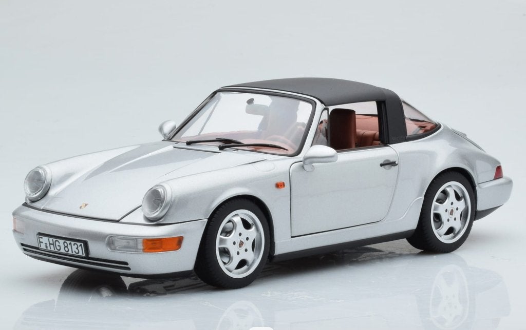 Porsche 911 Carrera 4 Targa 1991 Zilver 1/18 NOREV 187342