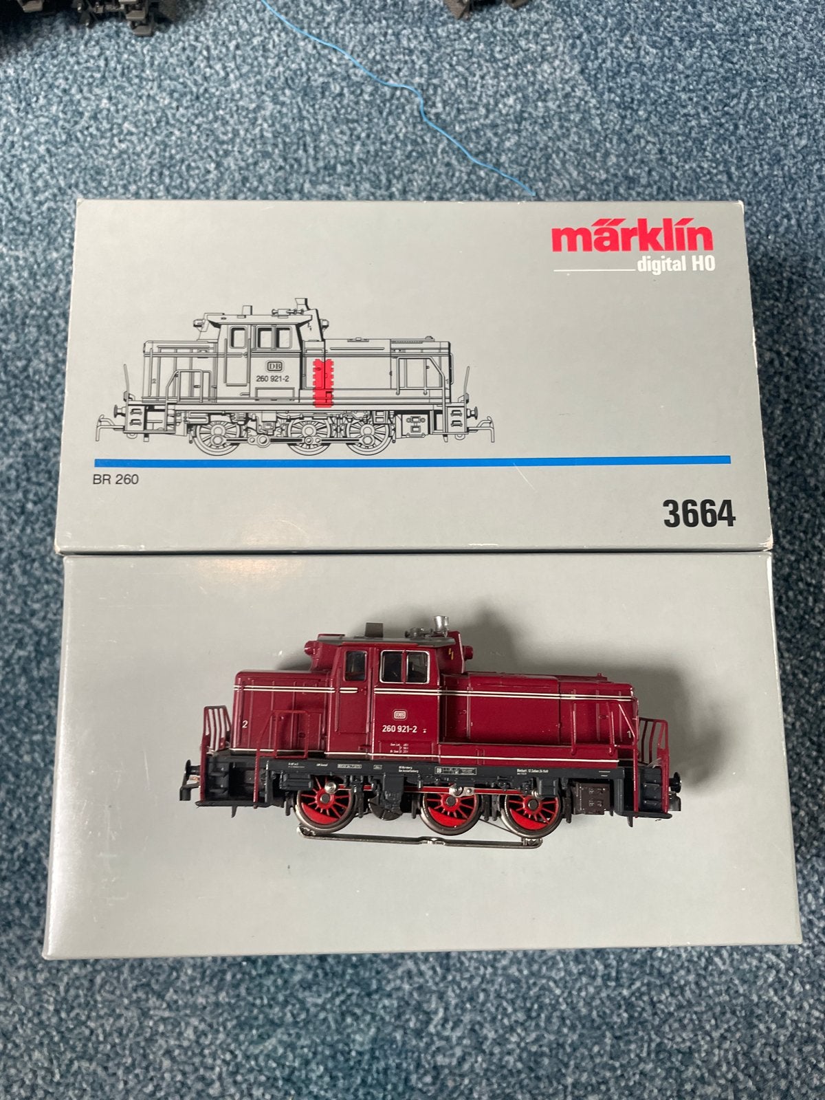 Märklin BR 260 3664 Digitale Locomotief H0, Wisselstroom, Locomotief, Ophalen of Verzenden, Zo goed als nieuw