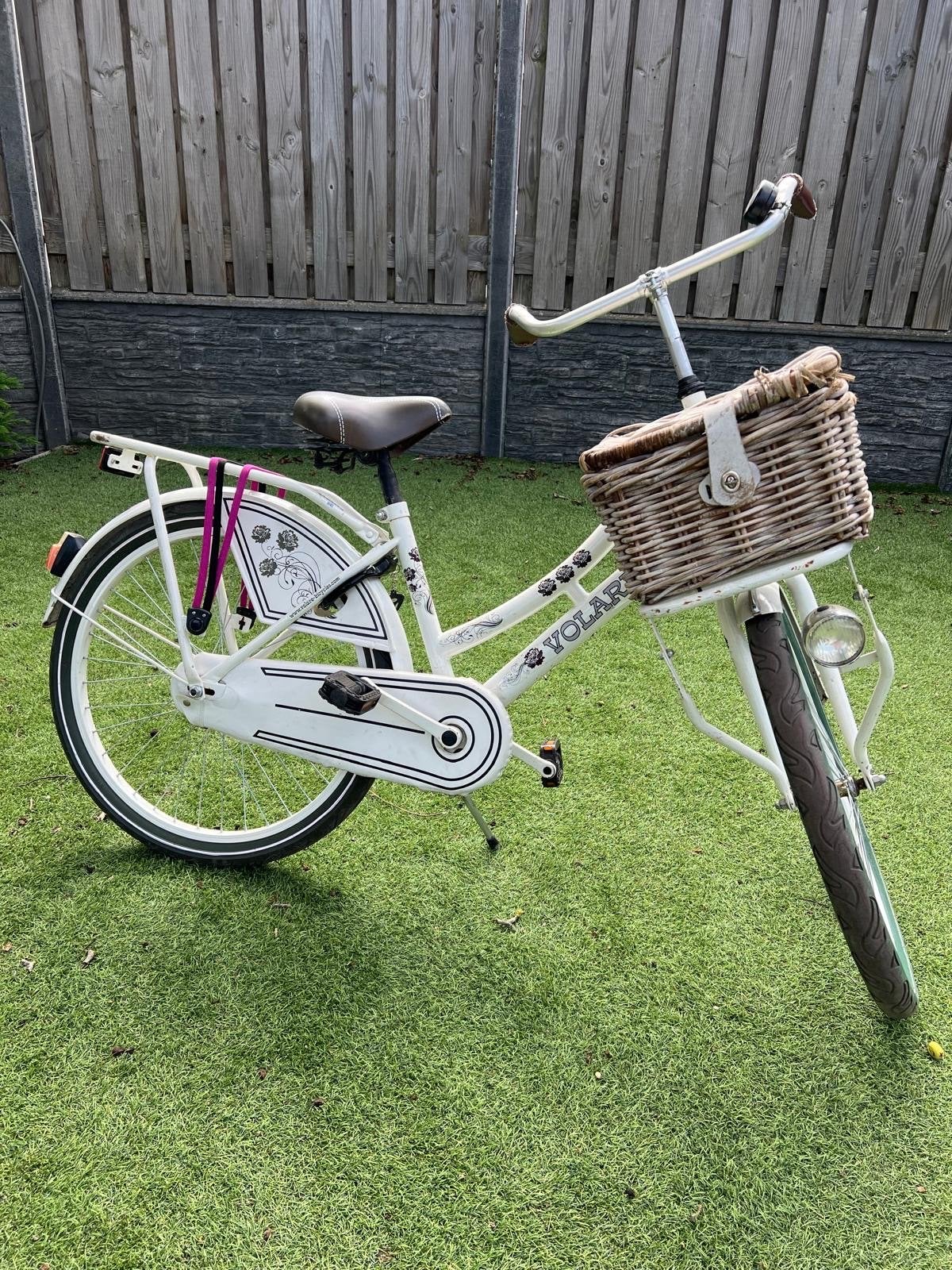 Volare kinderfiets 24 inch met mandje, Fietsen en Brommers, Ophalen, Gebruikt, Terugtraprem, 24 inch