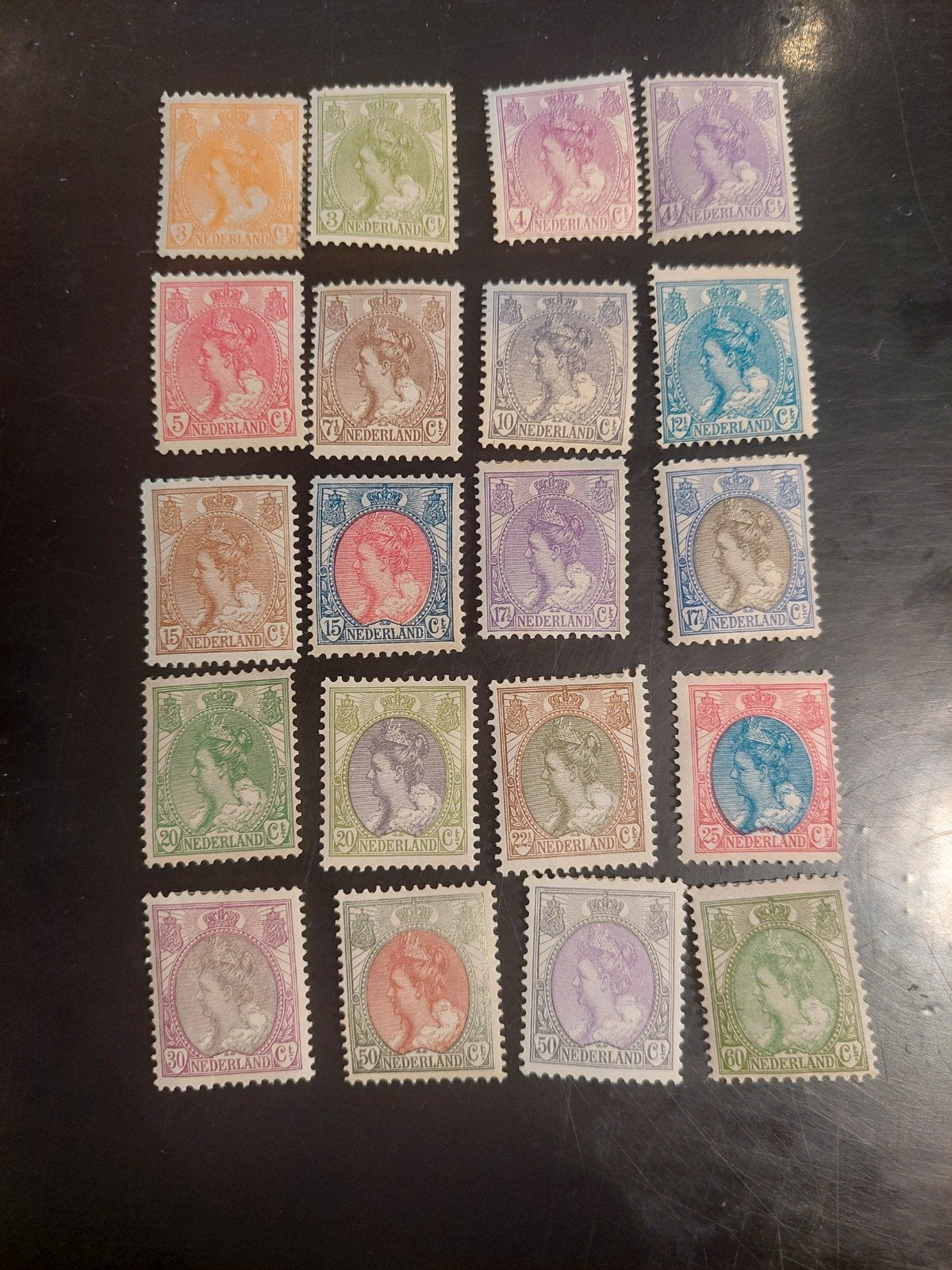 Postzegels Nederland 1899-1922 Nvph 56-76 ongebruikt., Postzegels en Munten, Postzegels | Nederland, Ophalen of Verzenden, T/m 1940