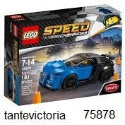 LEGO Speed Champions Bugatti Chiron - 75878 nieuw in doos, Lego, Nieuw, Ophalen of Verzenden, Complete set