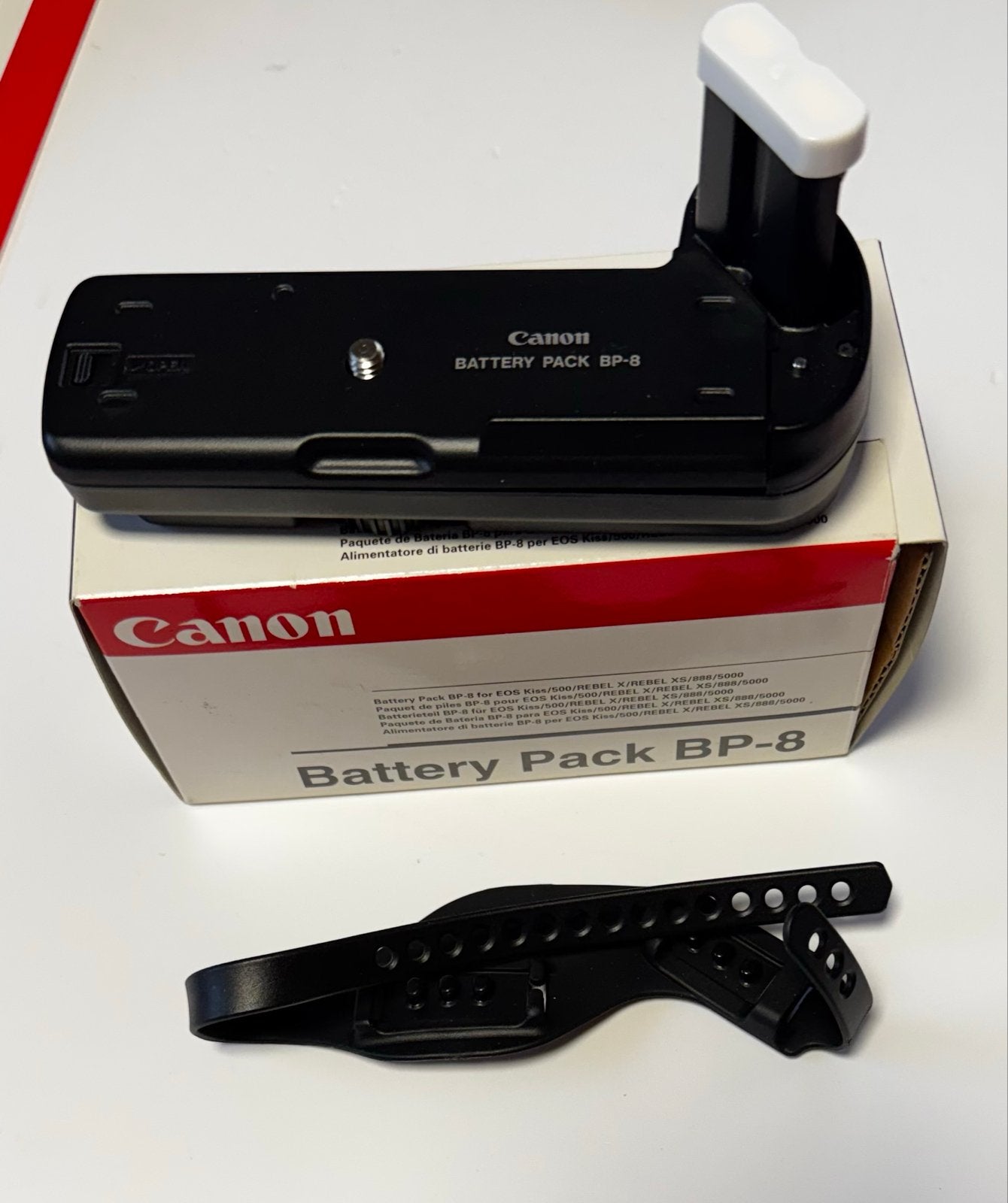 Canon Batterypack BP-8 nieuw in doos met gebruiksaanwijzing, Ophalen of Verzenden, Nieuw
