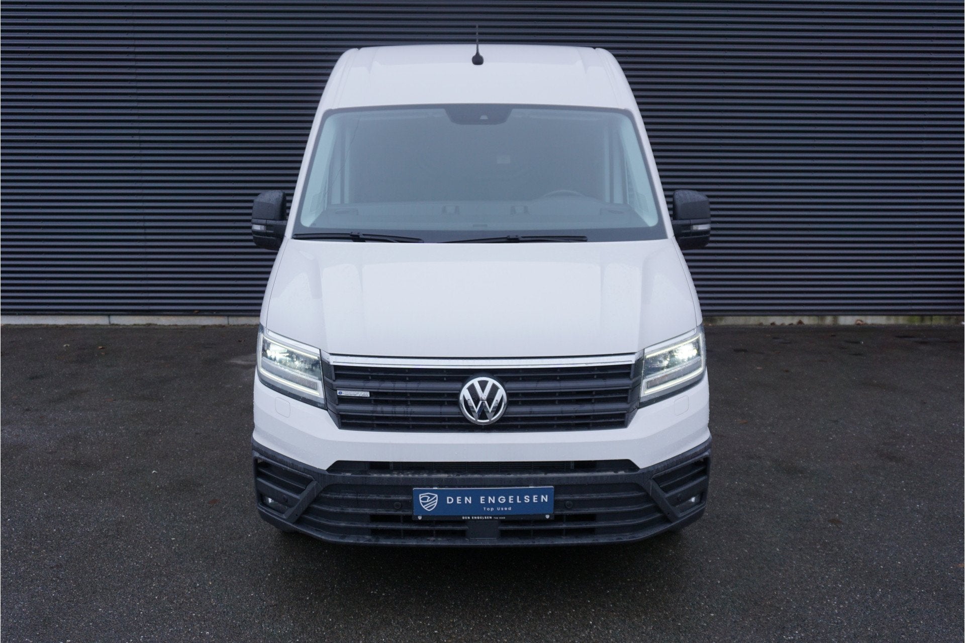 Volkswagen Crafter e-Crafter L3H3/L2H2 36 kWh 136pk LED Appl, Auto's, Bestelauto's, Gebruikt, Zwart, Volkswagen, Wit