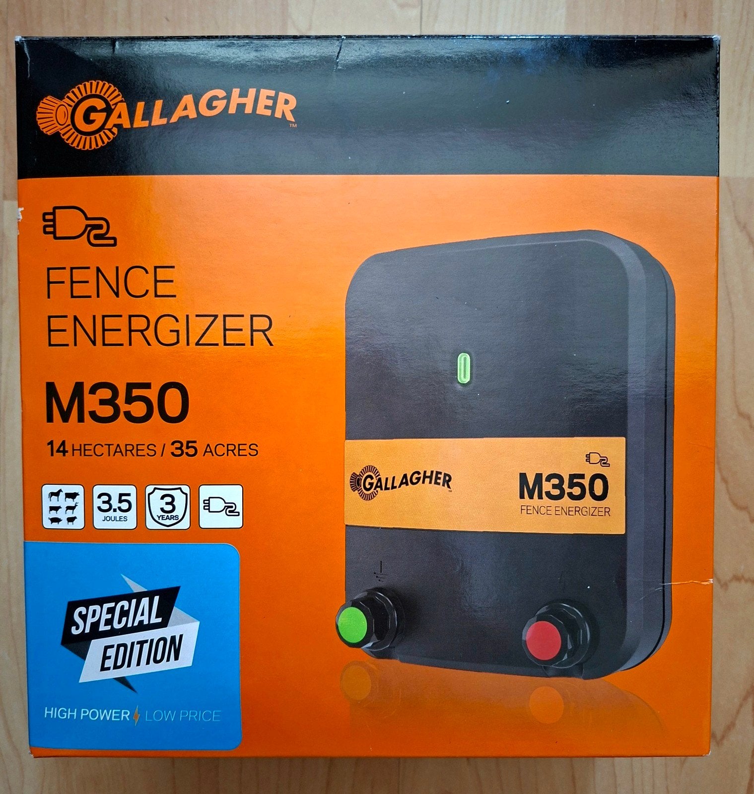 Gallagher M350 Schrikdraadapparaat weideklok Nieuw, Dieren en Toebehoren, Stalling en Weidegang, Weidegang, 4 paarden of pony's of meer