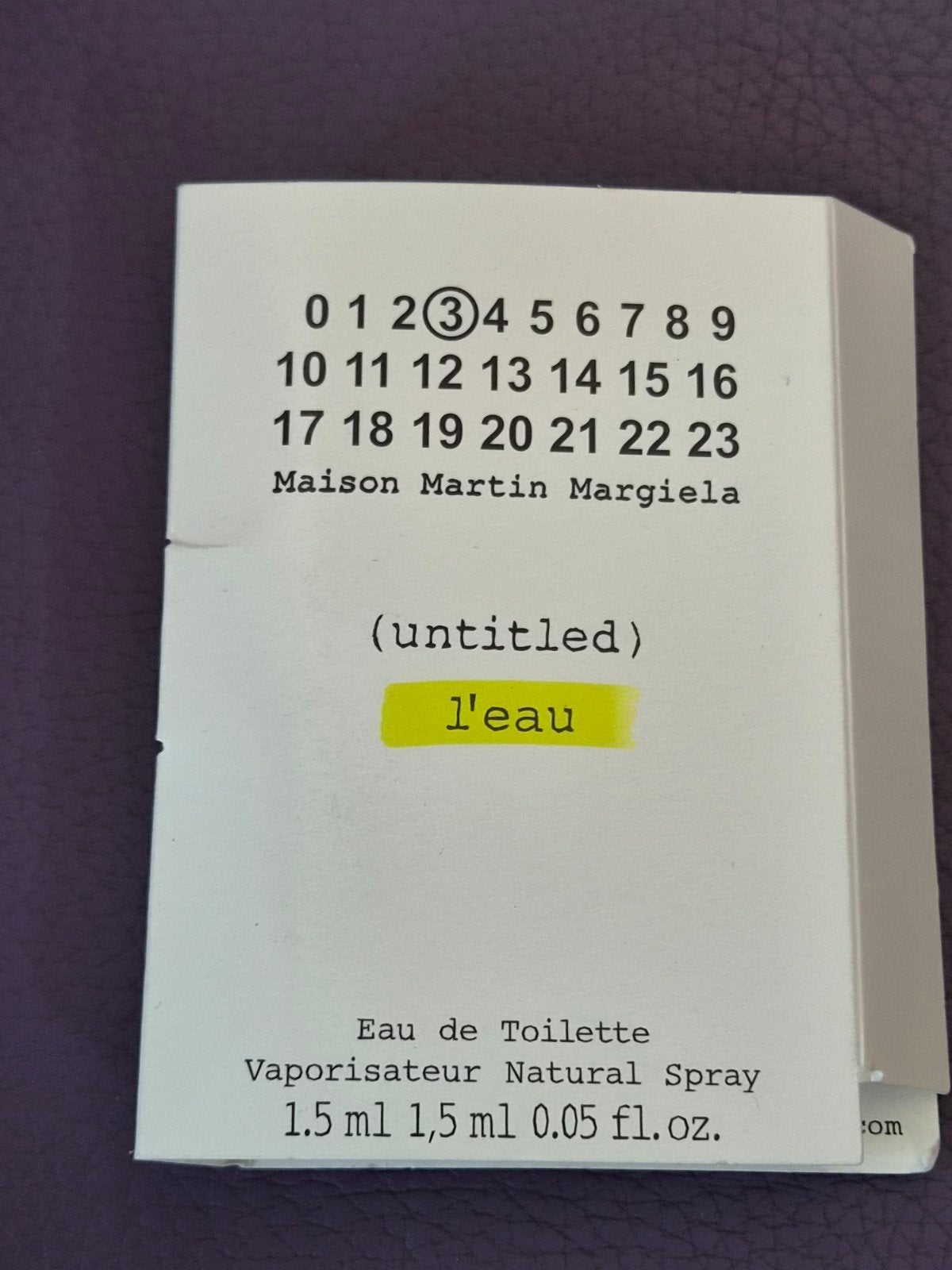 Maison Martin Margiela (untitled) l'eau Eau de Toilette, Verzenden, Nieuw