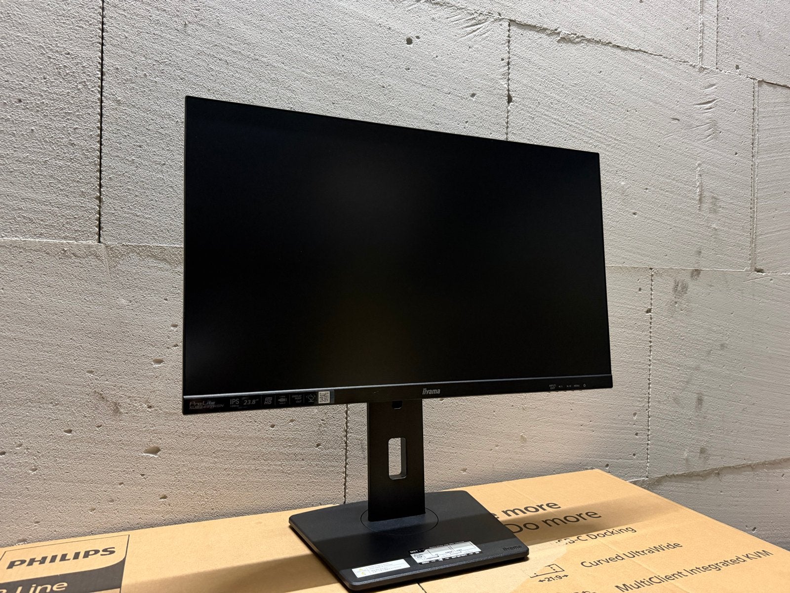 iiyama ProLite XUB2497HSN 24” FHD USB-C Dock | Retourdeal, Full HD, Ophalen of Verzenden, Zo goed als nieuw, Ingebouwde speakers