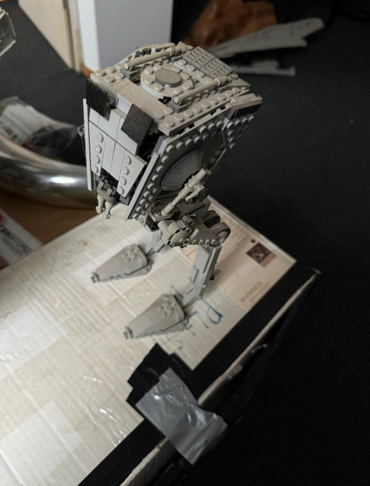 Star wars walker AT-ST geen echte LEGO, Ophalen of Verzenden, Zo goed als nieuw