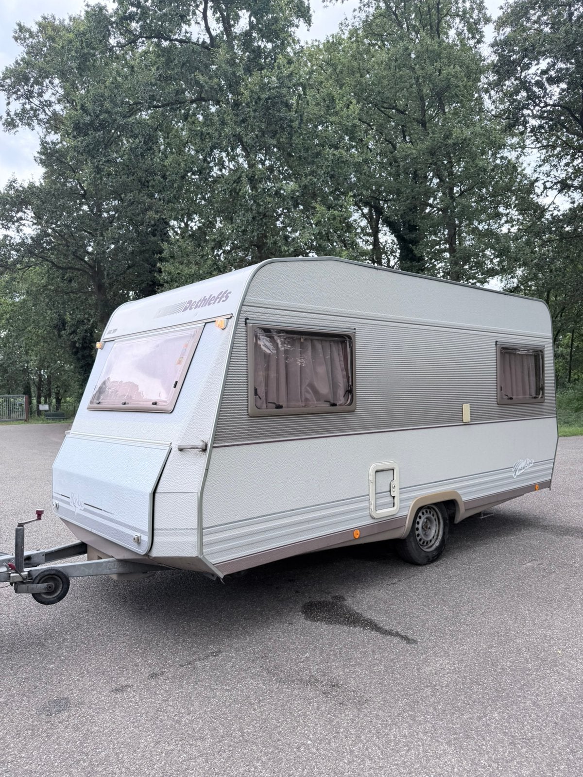 Nette Dethleffs Caravan uit 1994!, Rondzit, Dwarsbed, Bedrijf, Ringverwarming