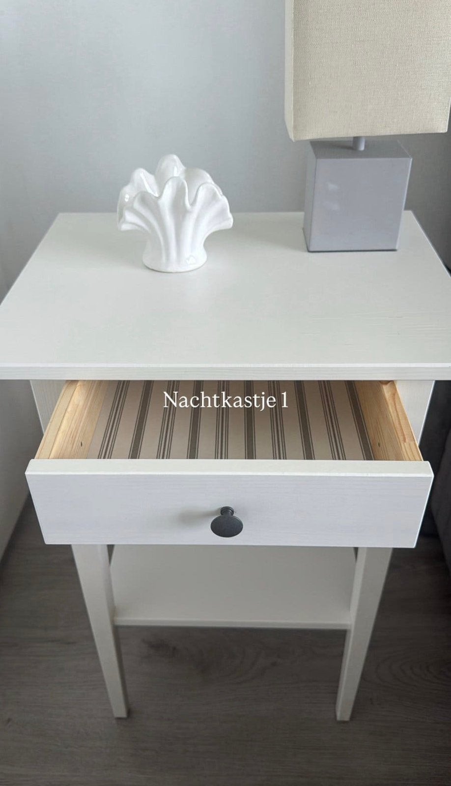 Ikea 2 stuks nachtkastjes, Huis en Inrichting, Ophalen, Zo goed als nieuw, Minder dan 45 cm, Minder dan 55 cm