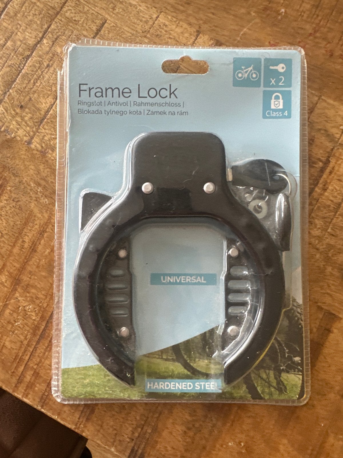 Nieuw fiets ringslot - Frame Lock gehard staal, Ophalen of Verzenden, Nieuw, Ringslot