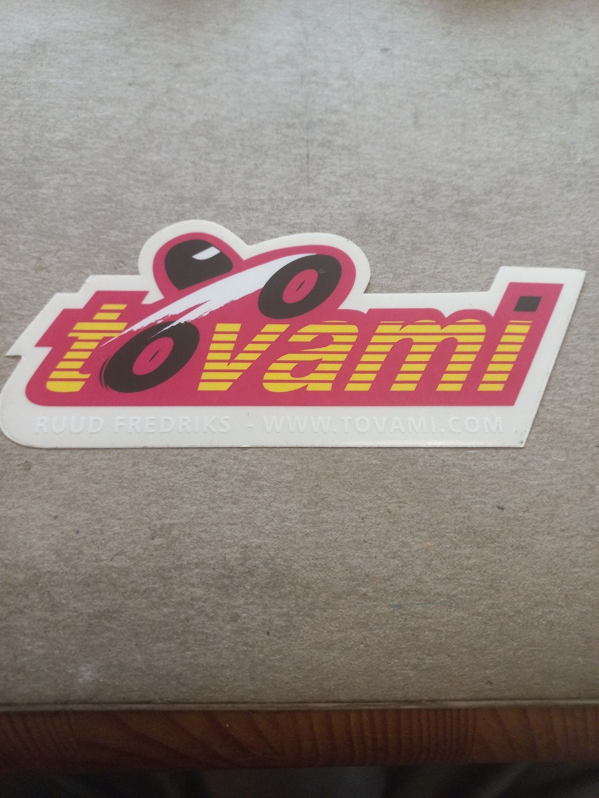 Tovami Ruud Fredriks Sticker - Auto/Motor, Ophalen of Verzenden, Nieuw, Auto of Motor