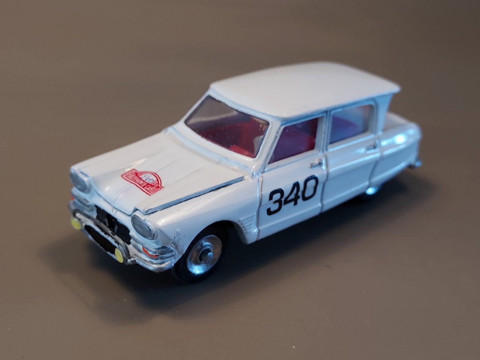 Citroën  Ami 6 rally de Monte Carlo 1963 Dinky Toys 1:43, Ophalen of Verzenden, Gebruikt, Auto, Dinky Toys