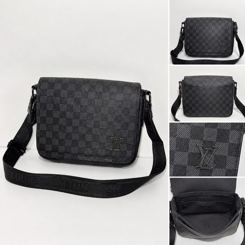 Louis Vuitton District PM Damier Graphite Schoudertas, Sieraden, Tassen en Uiterlijk, Tassen | Schoudertassen, Gebruikt, Overige merken