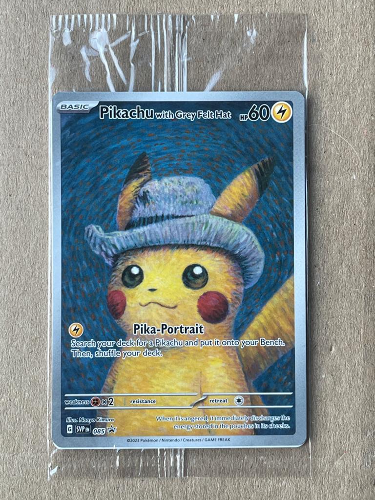 Pikachu van Gogh Sealed, Hobby en Vrije tijd, Verzamelkaartspellen | Pokémon, Ophalen, Nieuw