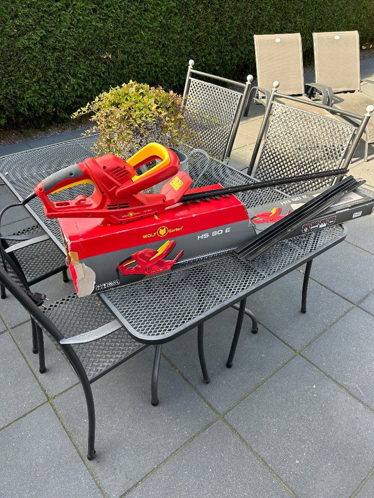 Wolf-garten heggenschaar, Ophalen of Verzenden, Gebruikt, Elektrisch, Wolf-Garten