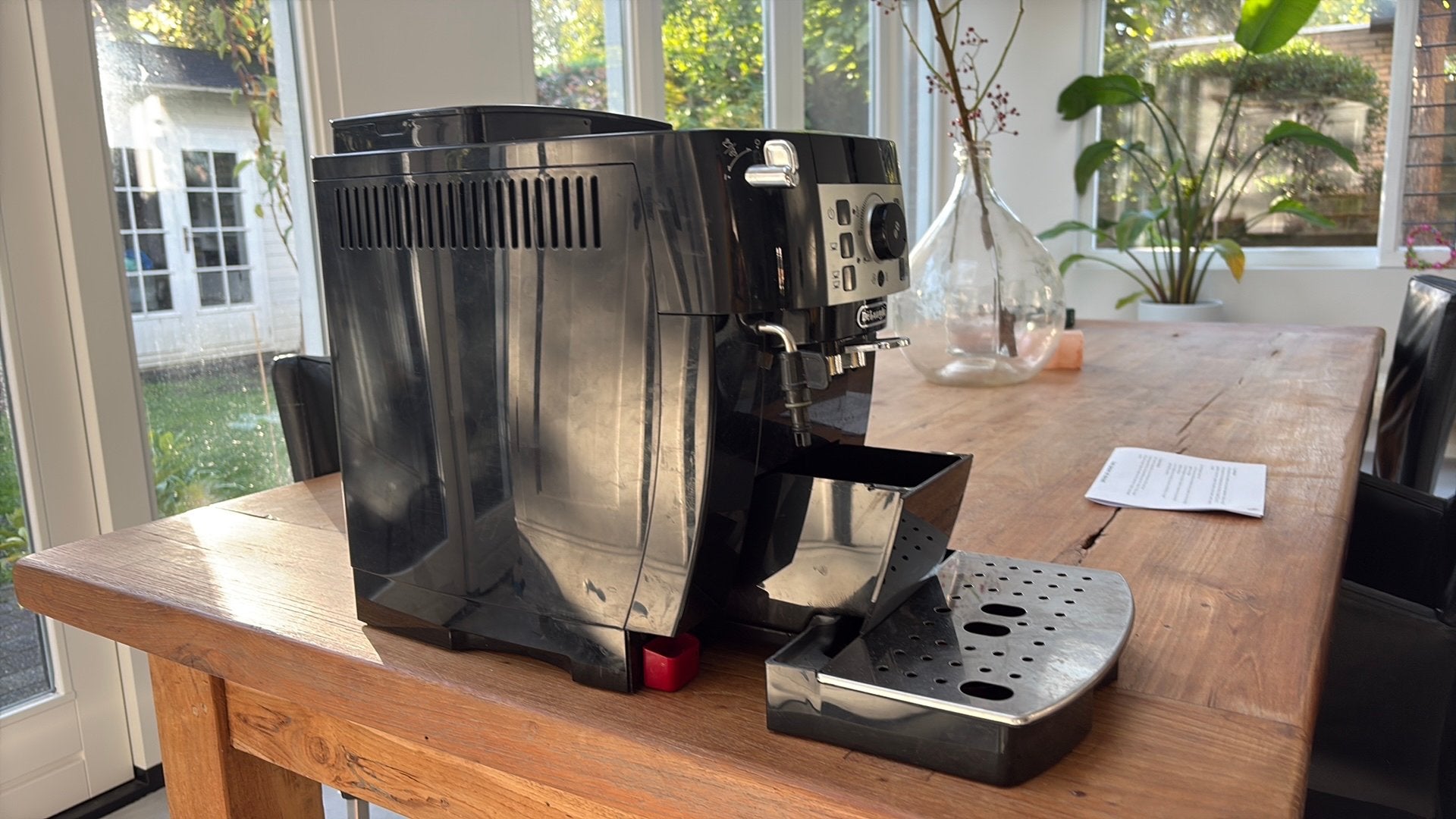 DeLonghi Magnifica S espressomachine, defecte maalgroep., Ophalen, Afneembaar waterreservoir, Gebruikt, Espresso apparaat