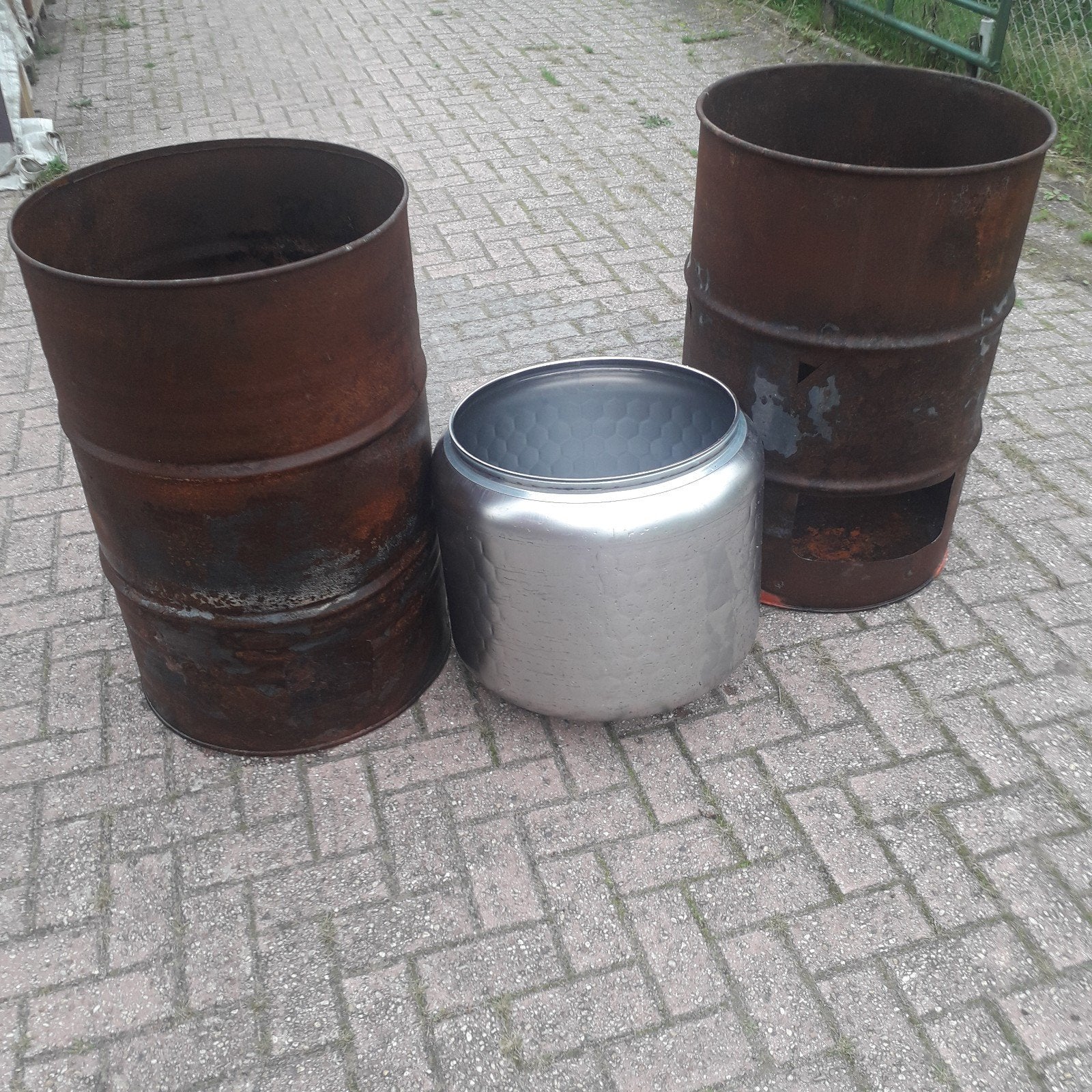 Brandton vuurkorf / vuurschaal, Tuin en Terras, Ophalen, Gebruikt, Vuurkorf