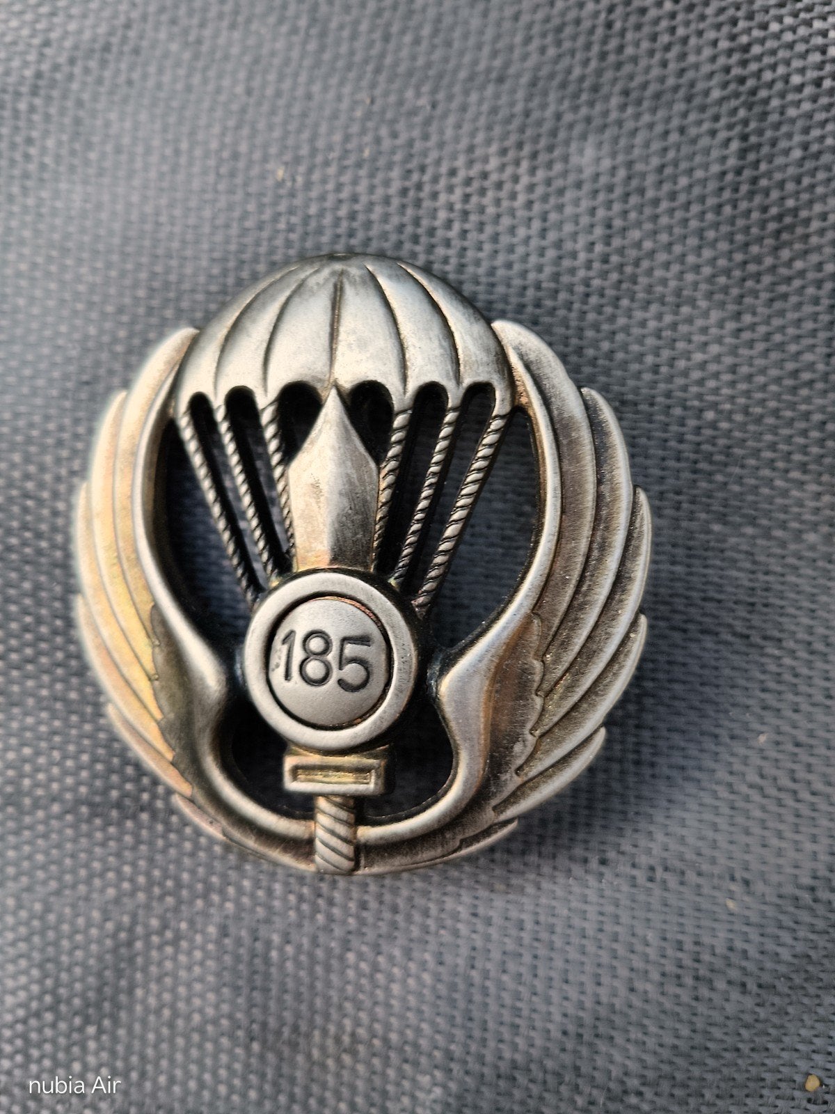 Italiaans baret embleem, Ophalen of Verzenden, Landmacht, Nederland, Embleem of Badge