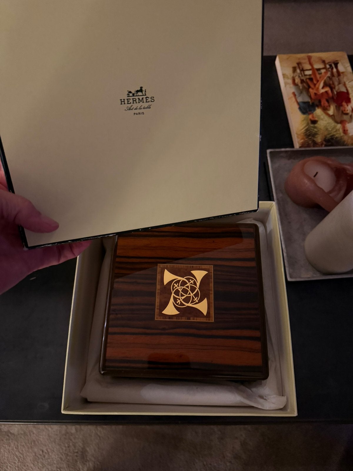 Luxe Hermès Humidor - Exclusieve Sigarenkist, Antiek en Kunst, Ophalen of Verzenden