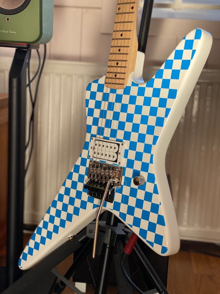Kramer Voyager | Custom Graphics | Old School, Ophalen, Zo goed als nieuw, Solid body, Overige merken