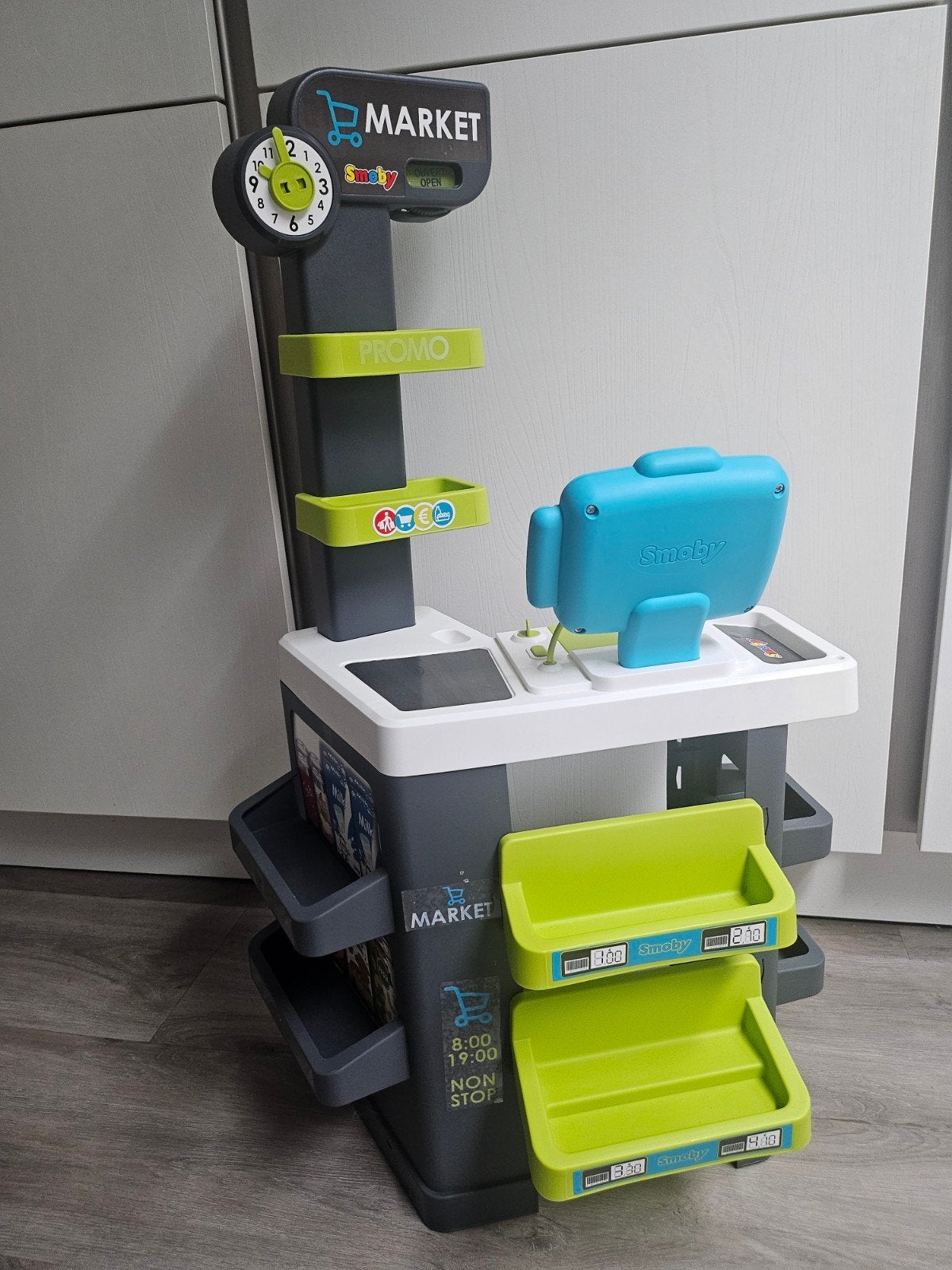 Smoby Supermarkt Winkeltje Speelset, Ophalen, Gebruikt, Ontdekken