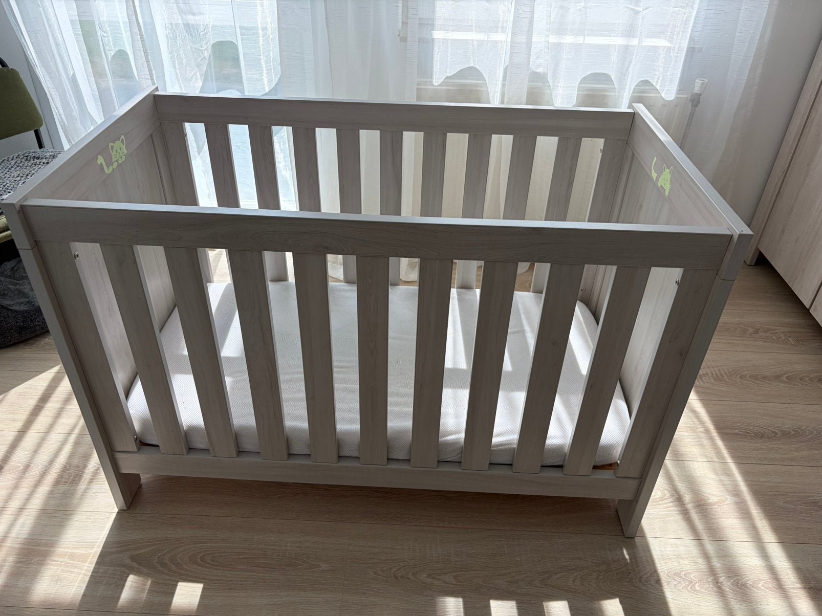 Ledikant Interbaby babykamer babybedje, Kinderen en Baby's, Babywiegjes en Ledikanten, Ophalen, Gebruikt, Ledikant